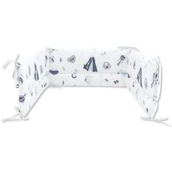 Bara de protectie pentru patut MimiNu Baby Shower (Blue)