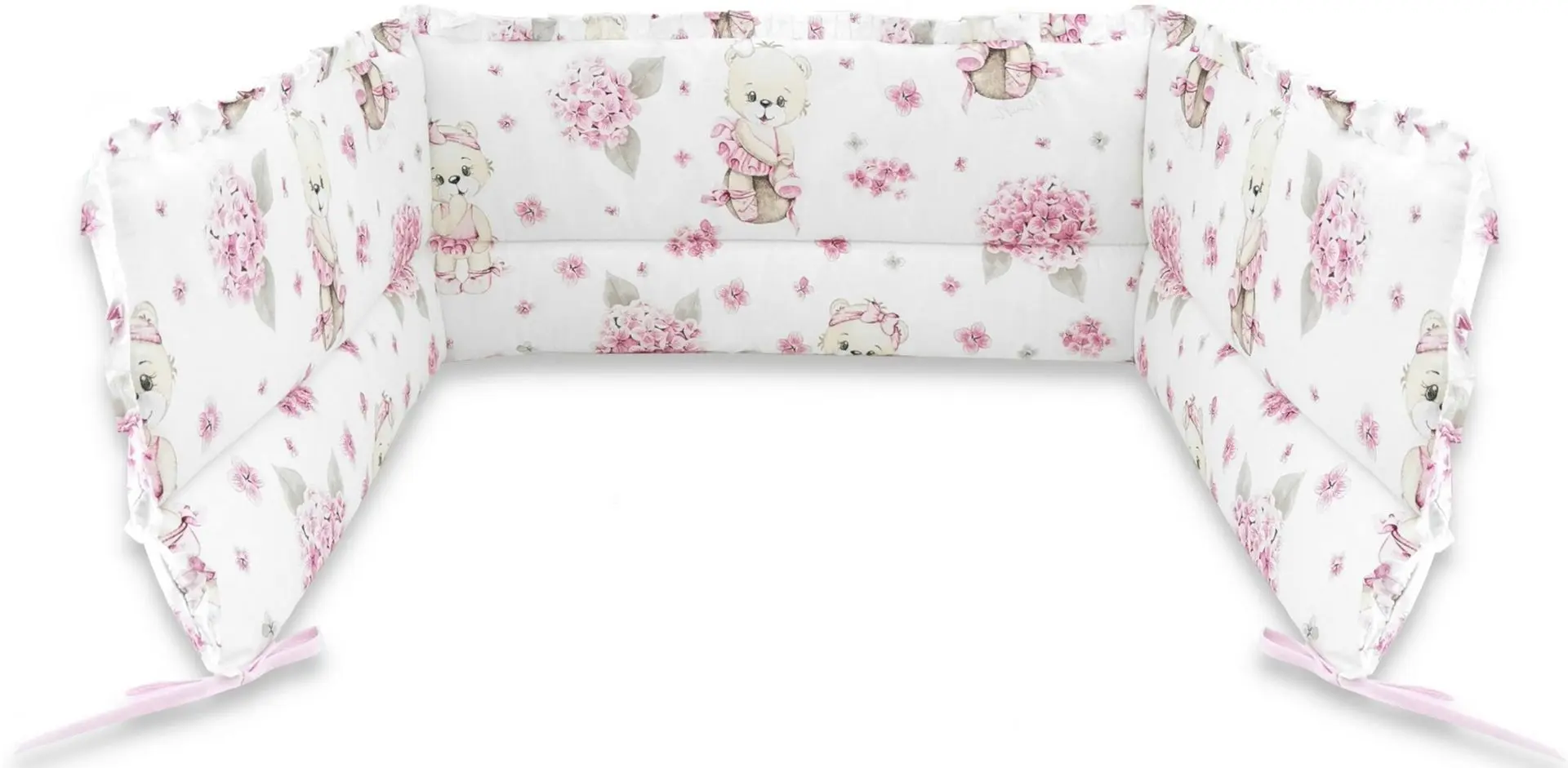 Bara de protectie pentru patut MimiNu Ballerina (Pink)