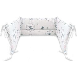 Bara de protectie pentru patut MimiNu Deer (Dark Mint)