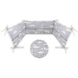 Bara de protectie pentru patut MimiNu Dragons (Gray) Thumb
