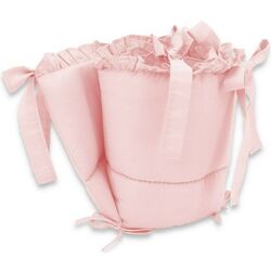 Bara de protectie pentru patut MimiNu Royal (Powder Pink) Thumb