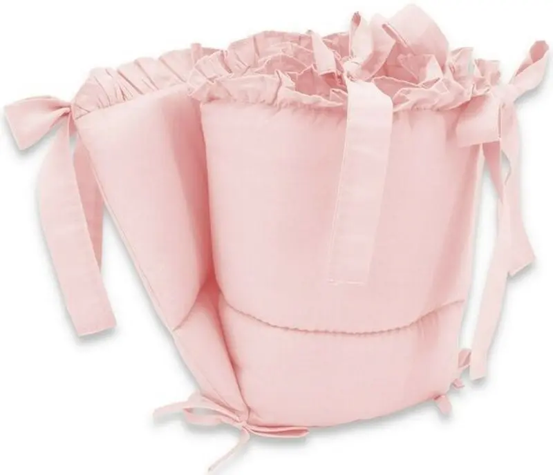 Bara de protectie pentru patut MimiNu Royal (Powder Pink) - 2