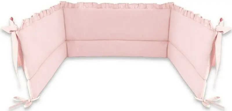 Bara de protectie pentru patut MimiNu Royal (Powder Pink)