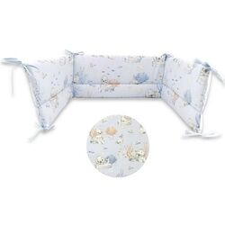 Bara de protectie pentru patut MimiNu Seals (Blue) Thumb