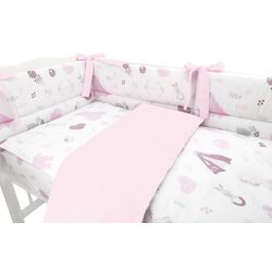 Lenjerie de pat pentru copii MimiNu Baby Shower (Pink) Thumb