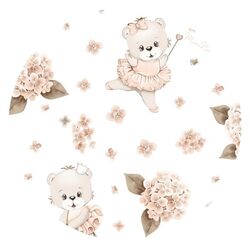 Lengerie de pat pentru copii MimiNu Ballerina (Powdery Pink) Thumb