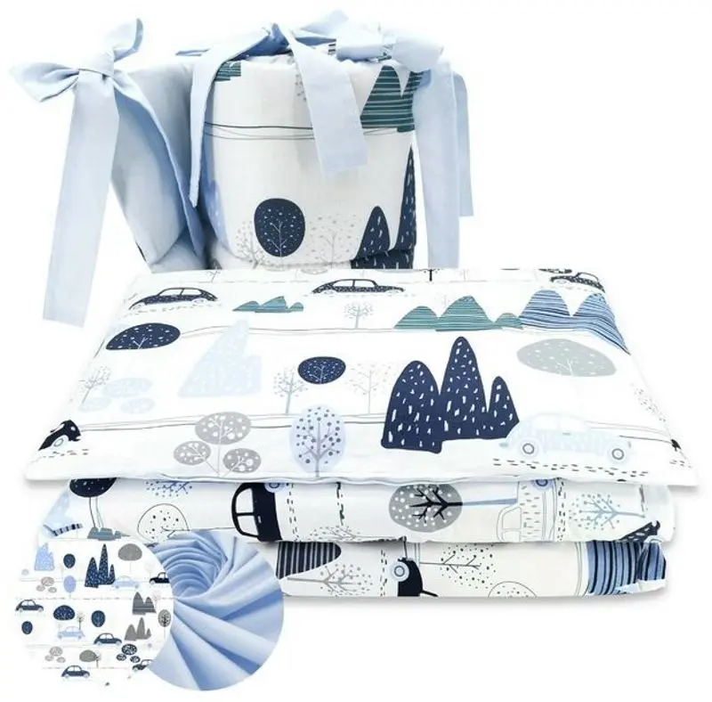 Lenjerie de pat pentru copii MimiNu Childrens Journey (Blue)