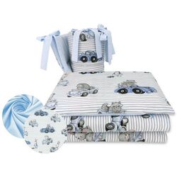 Lenjerie de pat pentru copii MimiNu Old Road (Blue)