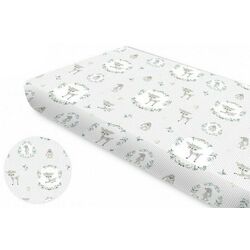 Cearsaf cu elastic MimiNu Deer 70x140 (Gray) Thumb