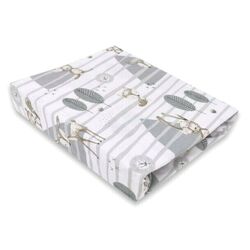 Простынь на резинке MimiNu Forest 70x140 (Gray) Thumb