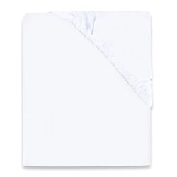 Cearsaf cu elastic MimiNu Jerse 60x120 (White)