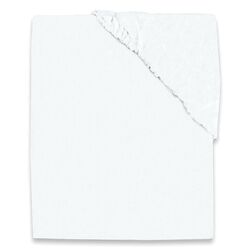 Cearsaf cu elastic MimiNu Jerse 70x140 (White)