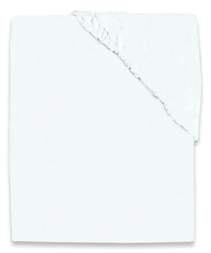 Cearsaf cu elastic MimiNu Jerse 70x140 (White)