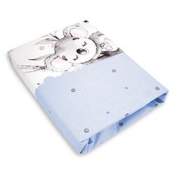 Cearsaf cu elastic MimiNu Koala 70x140 (Blue)
