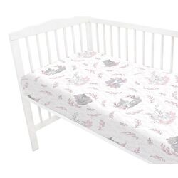 Cearsaf cu elastic MimiNu Lulu 60x120 (Pink) Thumb