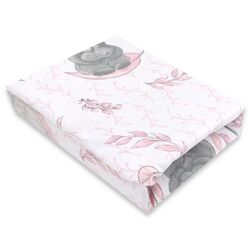 Cearsaf cu elastic MimiNu Lulu 60x120 (Pink)
