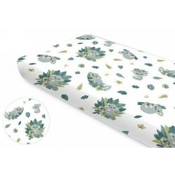 Cearsaf cu elastic MimiNu Tropical 70x140 (Green) Thumb