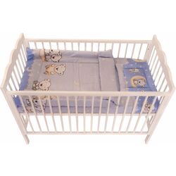 Детское постельное белье MyKids Bear On Moon 5 120x60 (Blue) Thumb