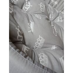 Детское постельное белье MyKids Crowns 5 ед 120x60 (Grey) Thumb