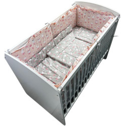 Детское постельное белье MyKids Dancing Bunny 120x60 (Gray/Pink) Thumb