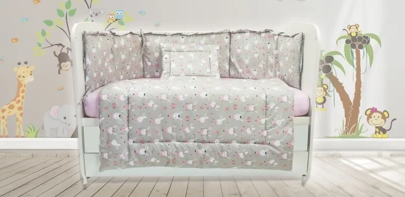 Детское постельное белье MyKids Dancing Bunny 120x60 (Grey)