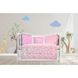 Детское постельное белье MyKids Dancing Bunny 120x60 (Pink) Thumb