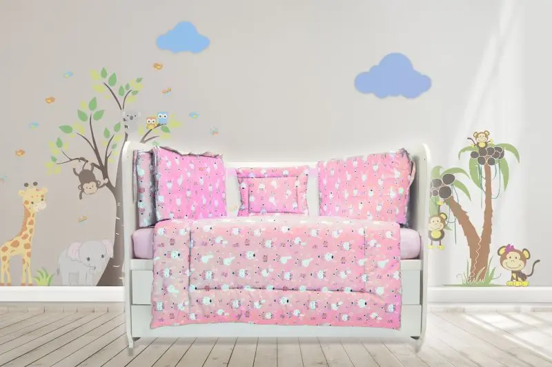 Детское постельное белье MyKids Dancing Bunny 120x60 (Pink)