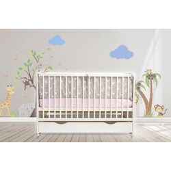 Детское постельное белье MyKids Dancing Bunny 5ед 120x60 (Grey) Thumb
