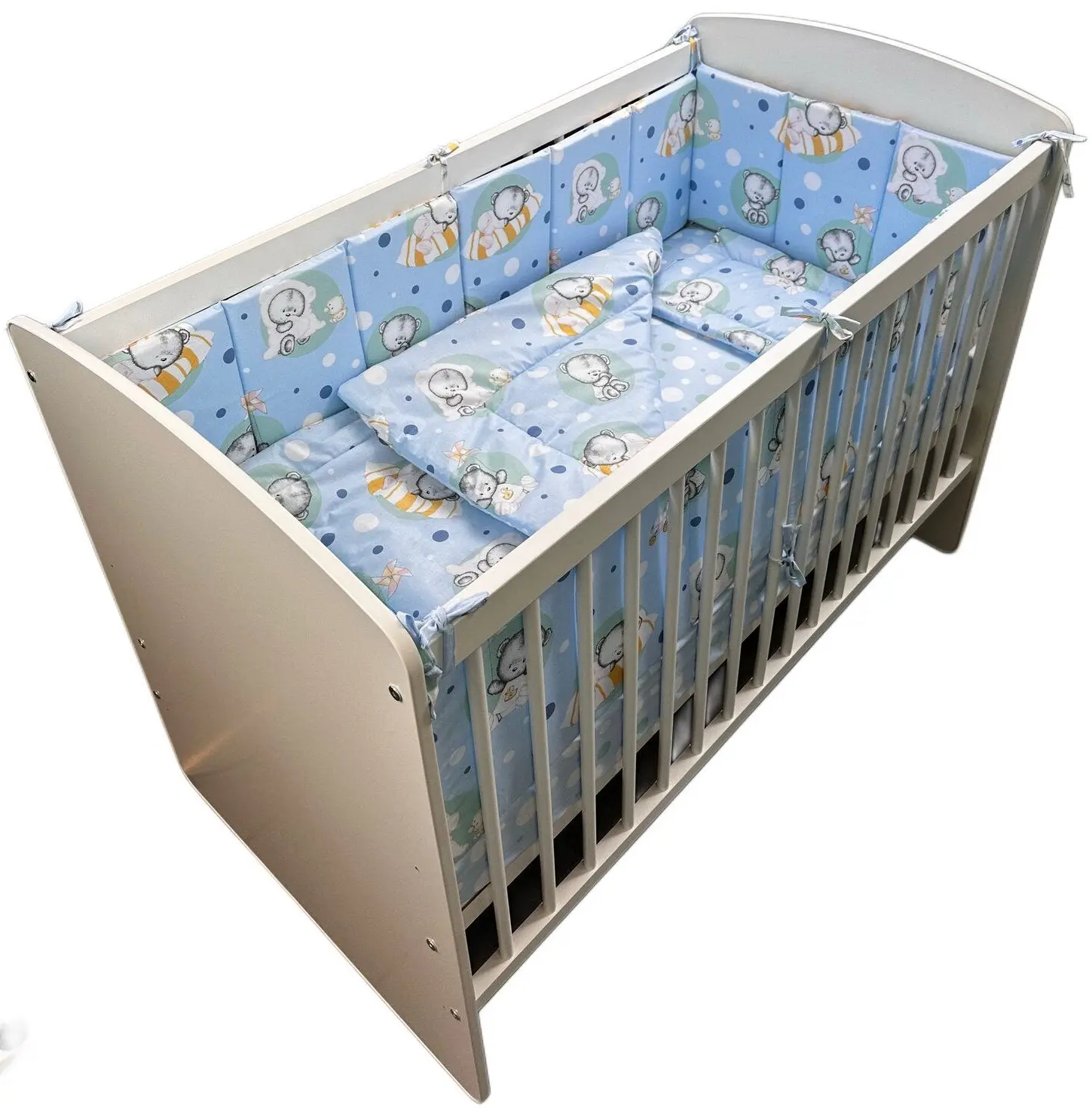 Lenjerie de pat pentru copii MyKids Little Bear 120x60 (Blue)