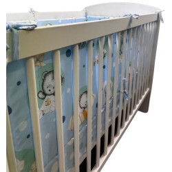 Lenjerie de pat pentru copii MyKids Little Bear 120x60 (Blue) Thumb