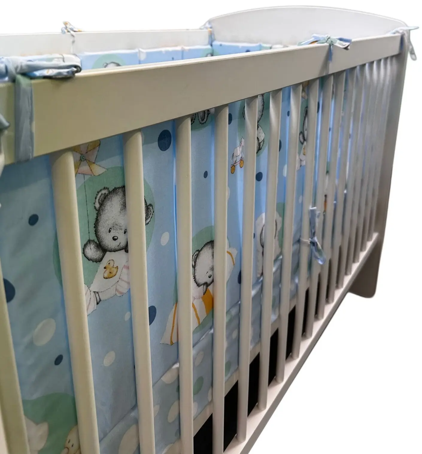 Lenjerie de pat pentru copii MyKids Little Bear 120x60 (Blue)