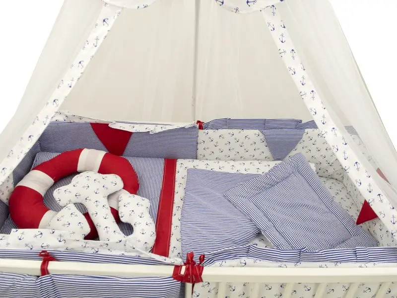 Детское постельное белье MyKids Ocean 120x60 (Blue/Red)