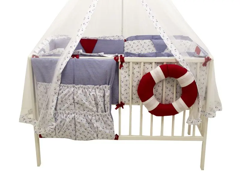Детское постельное белье MyKids Ocean 120x60 (Blue/Red)