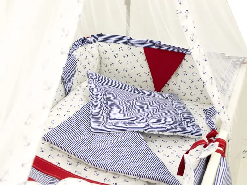 Детское постельное белье MyKids Ocean 120x60 (Blue/Red)