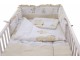 Lenjerie de pat pentru copii MyKids Teddy Play 4un 140x70 (Beige)