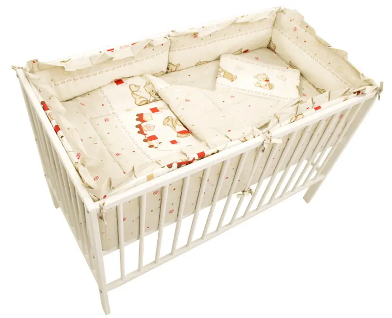 Lenjerie de pat pentru copii MyKids Teddy Toys 5 ед 120x60 (Light Brown)