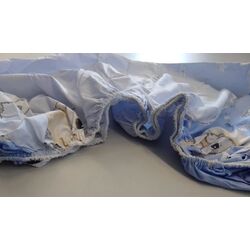 Cearsaf cu elastic MyKids Bears 140x70 (Blue) Thumb