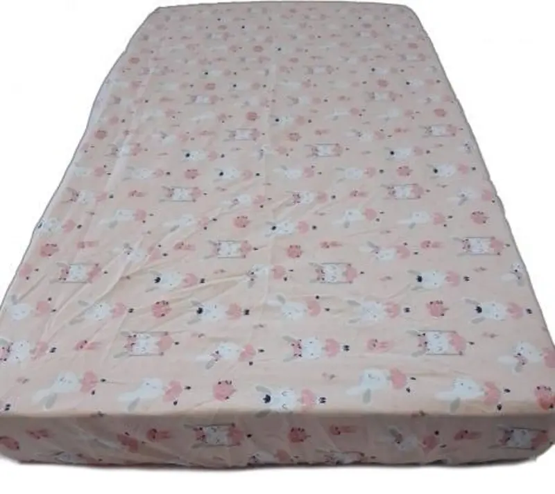 Простынь на резинке MyKids Rabbit 120x60 (Pink)