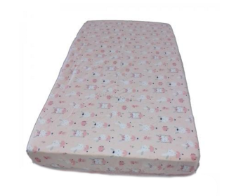 Cearsaf cu elastic MyKids Rabbit 120x60 (Pink)