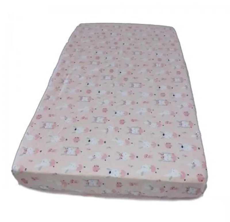 Простынь на резинке MyKids Rabbit 120x60 (Pink)