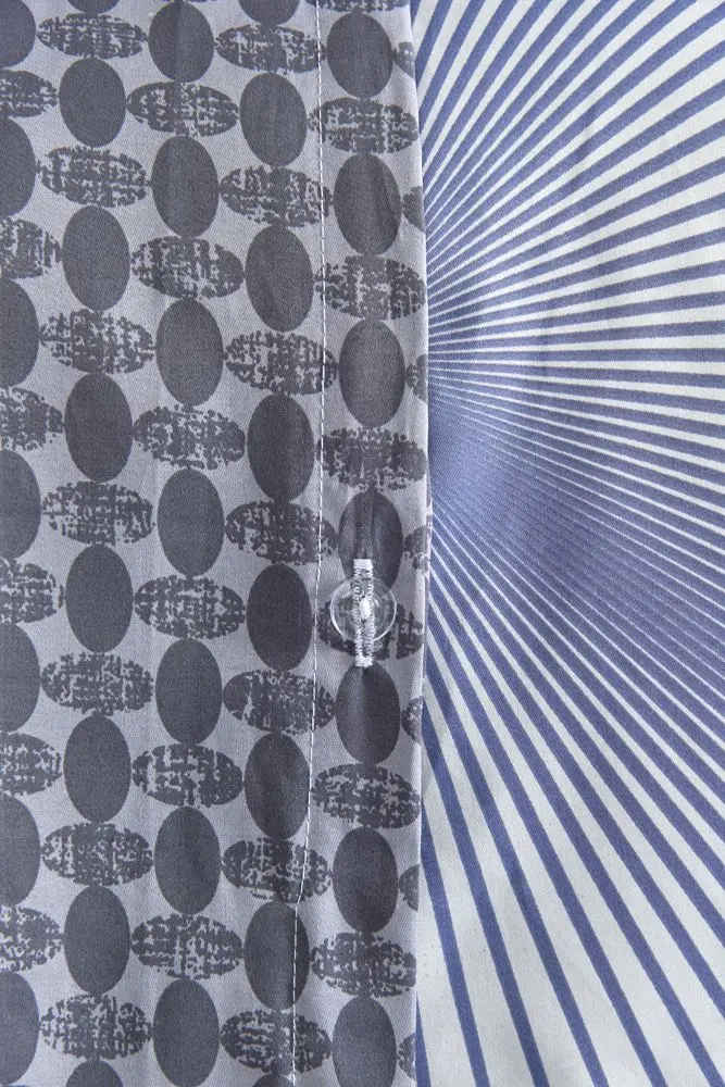 Постельное белье New Home Deluxe Satin Randy Euro 2P (Blue)