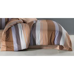 Постельное белье New Home Deluxe Satin Serra Euro 2P (Orange) Thumb