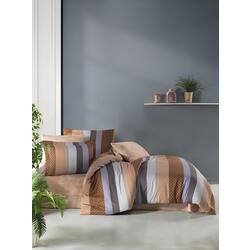 Постельное белье New Home Deluxe Satin Serra Euro 2P (Orange)