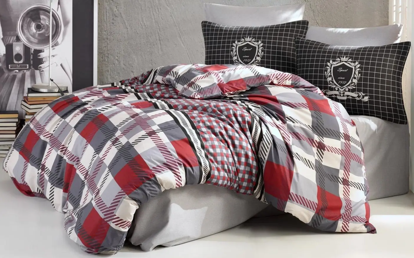 Постельное белье New Home Poplin Series Hector 8018-02 2P