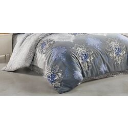 Постельное белье New Home Ranforce Alya 2P (Grey) Thumb