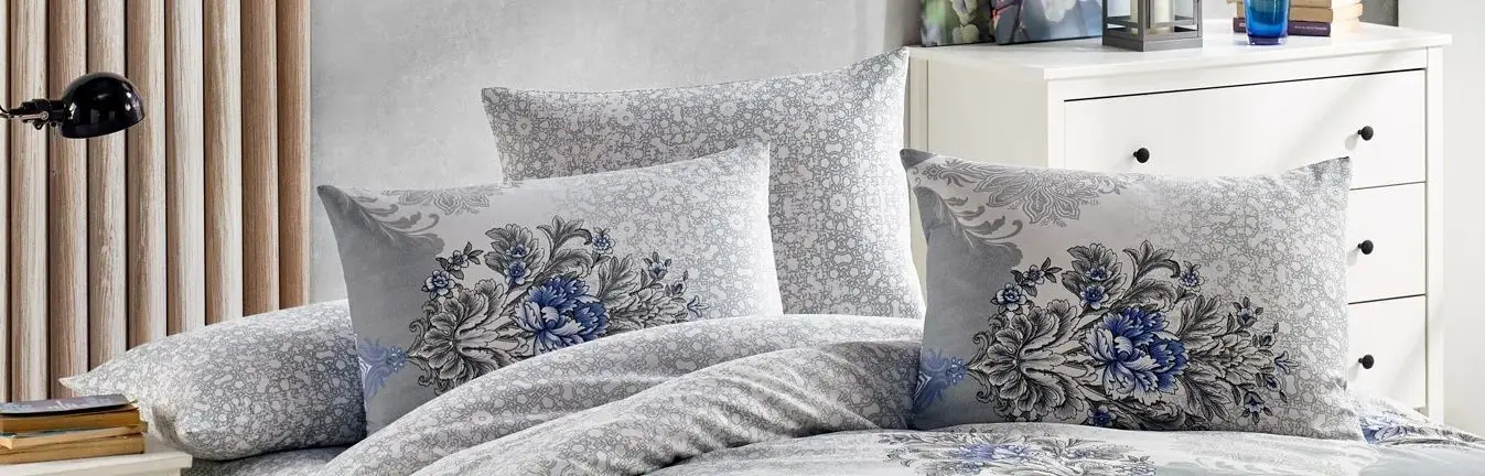 Постельное белье New Home Ranforce Alya 2P (Grey)