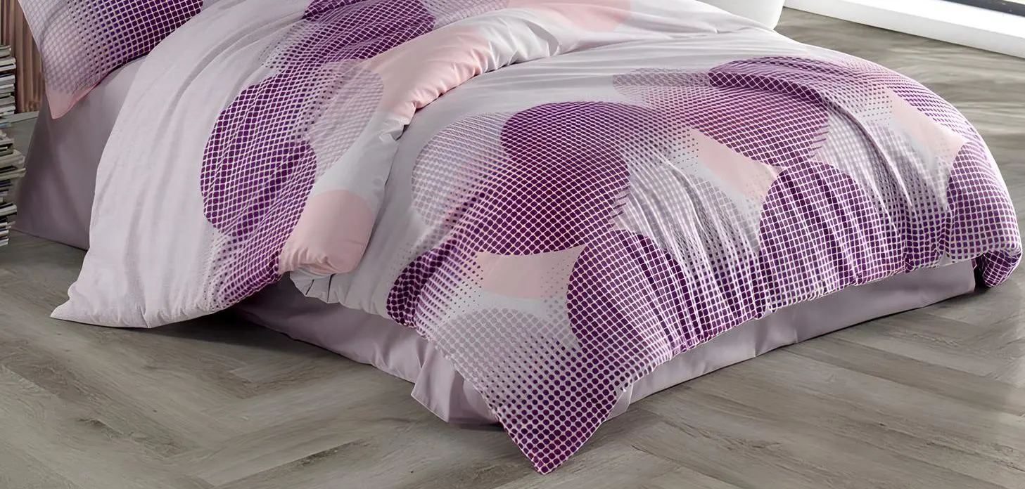 Lenjerie de pat New Home Ranforce Dennis 2P (Pink)