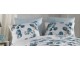 Lenjerie de pat New Home Ranforce Hena (White/Blue)