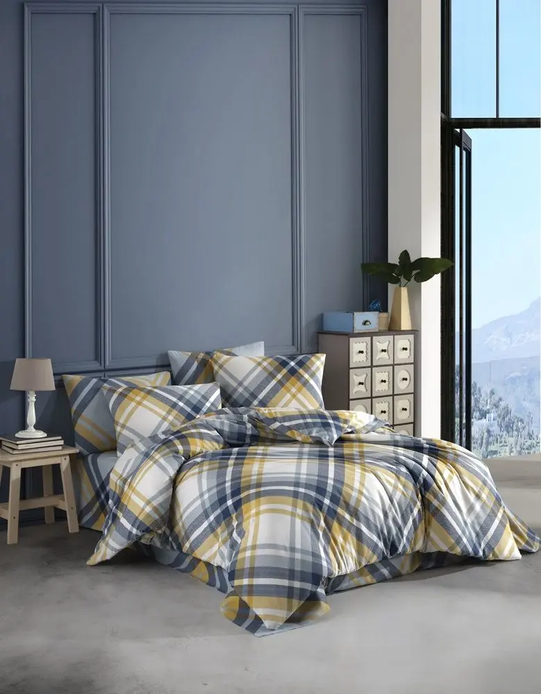 Lenjerie de pat New Home Ranforce New Life Series Aden 4191-01 2P