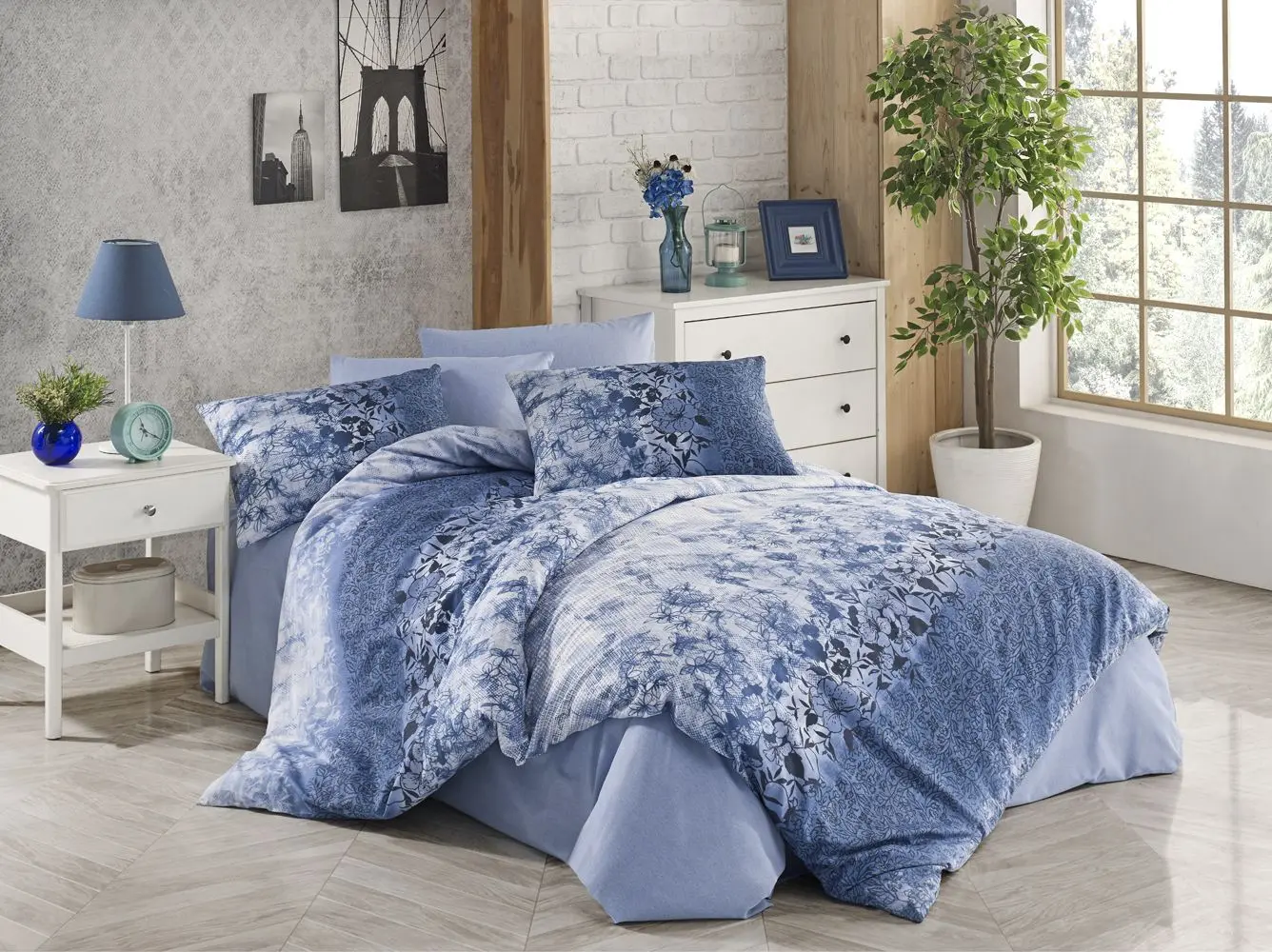 Постельное белье New Home Ranforce New Life Series Hera 5612-01 2P - 4